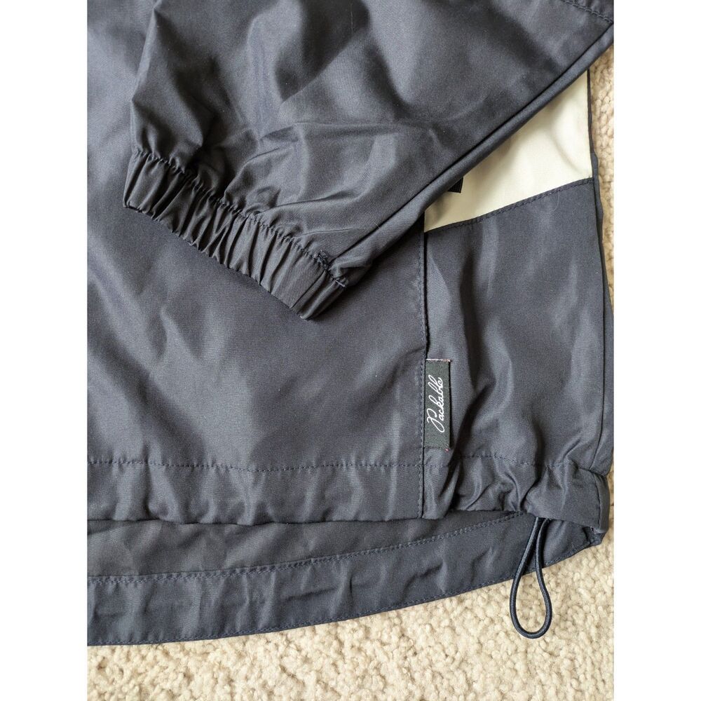 Packable Black Women's Reebok Vintage Style Windbreaker Sz M - Picture 7 of 13